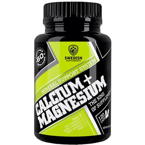 Swedish Supplements Calcium + Magnesium 120 caps
