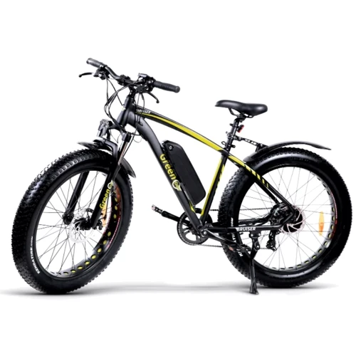 Электровелосипед GreenGo Bruiser Black Yellow