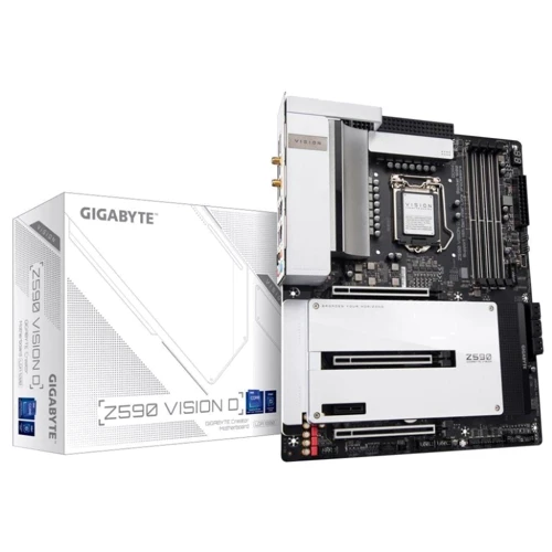 Gigabyte Z590 VISION D: Оперативная память 4xDDR4 3200 МГц, до 128 ГБ