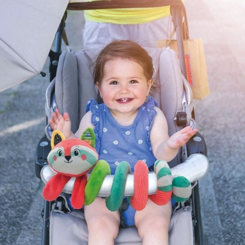 Іграшка м'яка на коляску Clementoni Soft Spiral Happy Animals (17799)