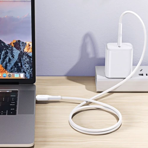 Кабель Usams Cable USB-C to USB-C PD 100W 1.2m White (US-SJ459): Длина 1.2 м