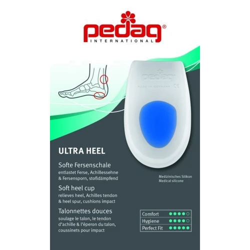 Подпяточник гелевый с бортиками Pedag Ultra Heel размер L XL (4000354066819): Размер 41