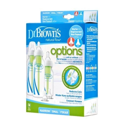 Стартовый комплект для новорожденного Dr.Brown's (SB03005-P3): Возраст с рождения