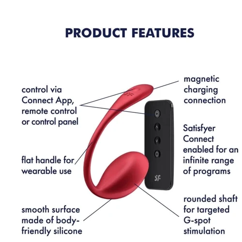 Виброяйцо Satisfyer Shiny Petal Connect App