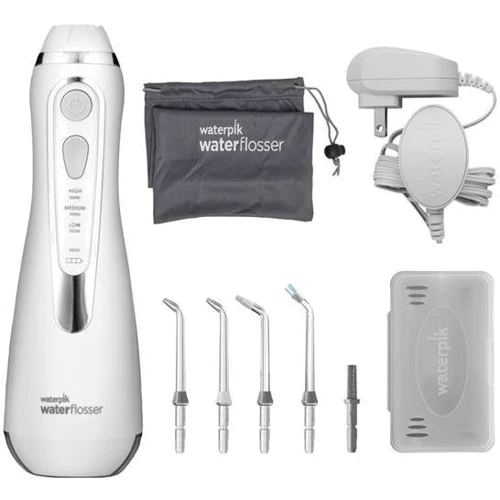 Зубная щетка Ирригатор Waterpik Cordless Advanced Water Flosser White WP-560 фото 4