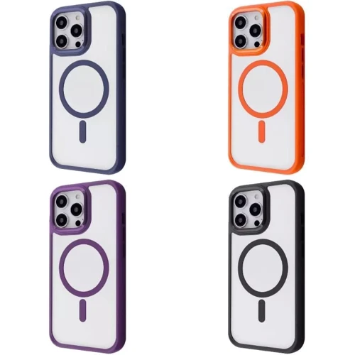 Чехол для iPhone Proove Clear Essence Case with Magnetic Ring Deep Purple for iPhone 14 Pro Max: Цвет фиолетовый
