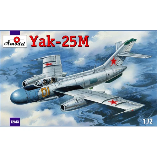 Модель Amodel Літак Як-25M (AMO72143)