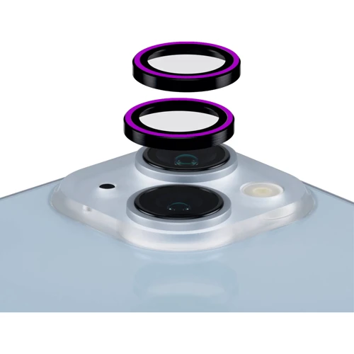 Защитное стекло для iPhone ArmorStandart Tempered Glass AR Purple for Camera iPhone 15 / 15 Plus (ARM76138)