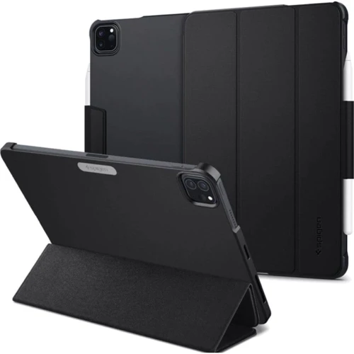Аксессуар для iPad Spigen Smart Fold Plus Black for iPad Air 2020/iPad Air 2022/iPad Pro 11 (2018-2022) (ACS03335): Особенности Складывается в подставку, отделение для стилуса, Надежная защита от царапин и загрязнений, закрывает
