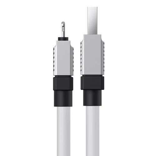 Кабель Baseus USB Cable to Lightning CoolPlay Series 2.4A 1m White (CAKW000402): Длина 1 м