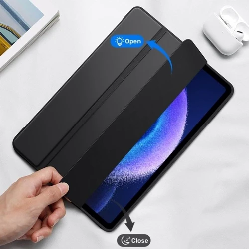 Аксессуар для iPad BeCover Tri Fold Soft TPU Silicone Black for iPad Air 13 (2024 / 2025) (711469): Материал полиуретан