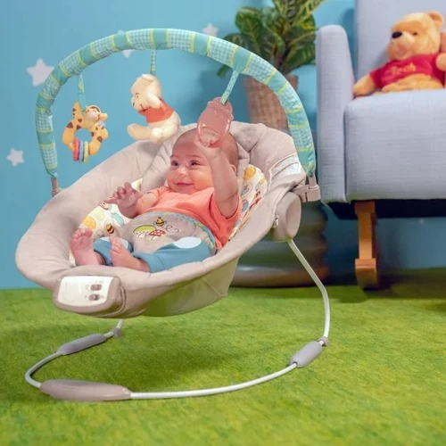 Шезлонг Bright Starts Winnie The Pooh Dots & Hunny Pots (60256) (074451602564) фото 11