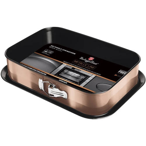 Форма для випікання Berlinger Haus Rose Gold 39x27x7.5 см (6474-BH): Діапазон температур, ° C 220