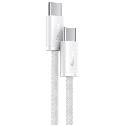 Кабель Baseus Cable USB-C to USB-C Dynamic Series 100W 1m White (CALD000202): Тип USB-C - USB-C