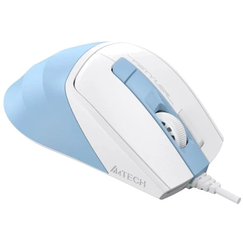 Мышь A4Tech FM45S Air USB lcy Blue: Эргономика для правой руки