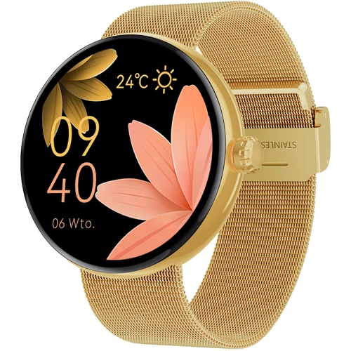 Смарт-часы Forever Forevive 5 SB-365 Gold + ремешок