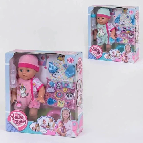 Пупс Yale Baby YL 1722 A 2 вида, 5 функций, с аксессуарами