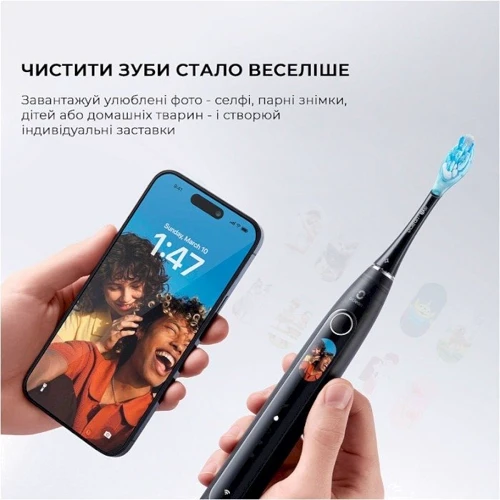 Зубна щітка Oclean X Pro 20 S Duo Set White+Black (6970810556919)