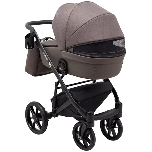 Коляска 2 в 1 Bair Marcel Light Экокожа BML-01 коричневая (680626): Материал колес полиуретан