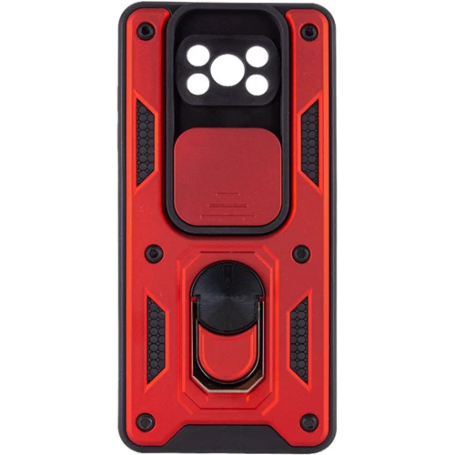 Чехол для телефонов Mobile Case Camshield Serge Ring Red for Xiaomi Poco X3 NFC / Poco X3 Pro: Тип накладка на заднюю часть