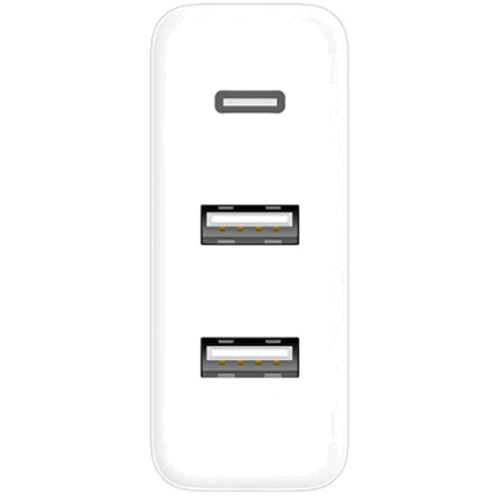 Зарядний пристрій Xiaomi ZMI USB Wall Charger 2xUSB and USB-C 65W White (HA832): Кабель в комплекті Відсутнє