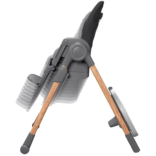 Кресло-шезлонг MAXI-COSI Minla Essential Graphite: Материал пластик