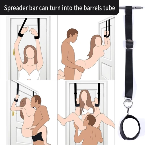 БДСМ-набор LOCKINK YEAHWOW Door Swing & Leg Spreader Bondage set