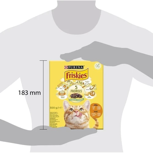 Сухой корм Friskies для котов с курицей и овощами 3х300 г (7613031868247): Возраст Взрослые