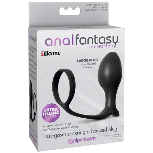 Эрекционное кольцо со стимулятором простаты Pipedream AFC Ass-Gasm Cock Ring Advance