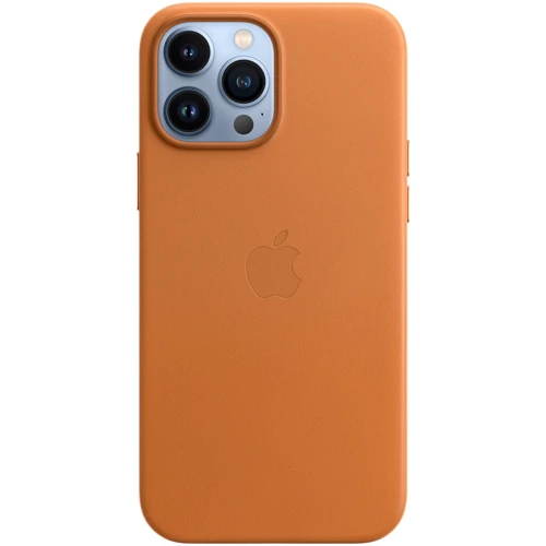 Чехол для iPhone Apple for iPhone 13 Pro Max Leather Case with MagSafe Golden Brown (MM1L3) : Тип чехла накладка на заднюю часть