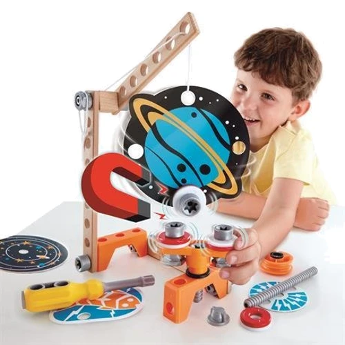Конструктор HAPE Junior Inventor Магнітна лабораторія 34 деталі (E3033) фото 13