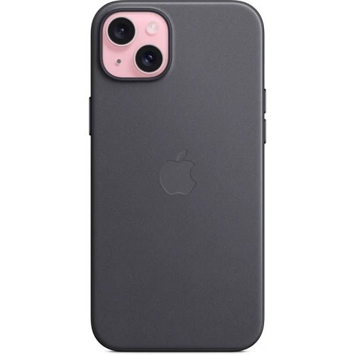 Чохол для iPhone Apple iPhone 15 Plus FineWoven Case with MagSafe - Black (MT423ZM/A): Матеріали Ткань