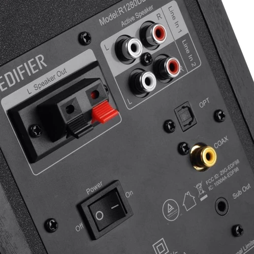 Акустическая система Edifier R1280DBs Black 2.0 42W Bluetooth: Материал корпуса Пластик, дерево