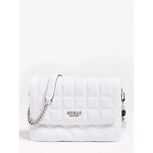 Жіноча сумка через плече Guess Kamina Flap біла (HWVY8111200-WHI)