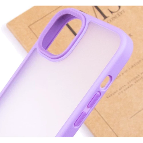 Чехол для iPhone Mobile Case TPU+PC Metal Buttons Lilac for iPhone 14 Plus: Тип аксессуара чехол