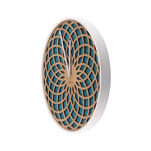 Настінний годинник NeXtime Sun Small Turquoise Ø35 см (3150TQ) фото 3