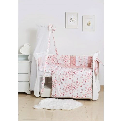 

Сменная постель Twins Romantic Spring collection Butterfly nude, пудра (3 эл) (3024-RS-20)