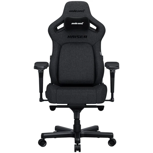 Кресло игровое Anda Seat Kaiser 4 Dark Grey Fabric Size XL (AD12YDDC-XLL-20-GB-CF) фото 1