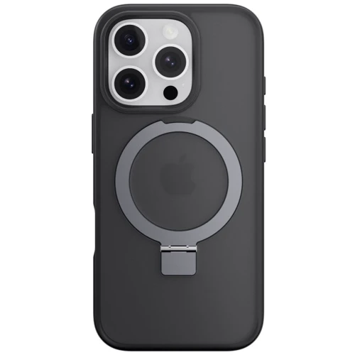 Чохол для iPhone Switcheasy MagStand M Stand Guard Protective Case Ash (SPH66P171AA24) для iPhone 16 Pro: Колір черный