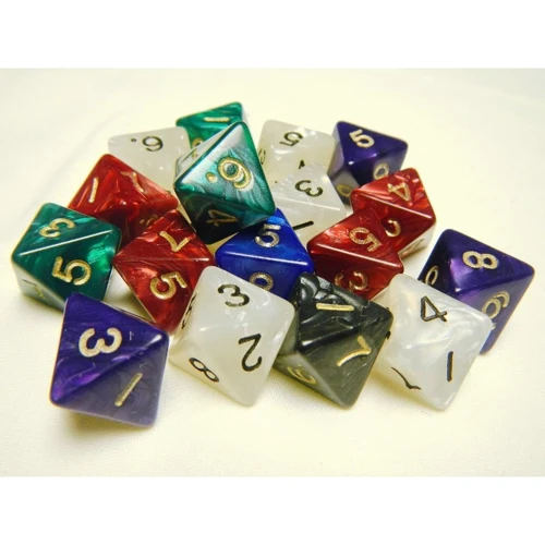 Кубики D8 (кольори в ас.)