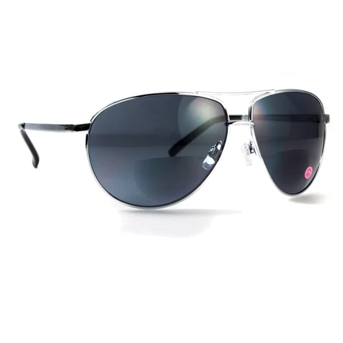 Спортивні окуляри Біфокальні захисні окуляри Global Vision Aviator Bifocal (+2.5) (gray) сірі (1АВІБІФ-Д2.5)