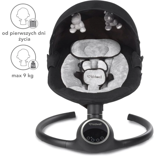 Закачуючий центр Kidwell 2в1 REVE Black/Silver (Hnrt_4852) фото 9
