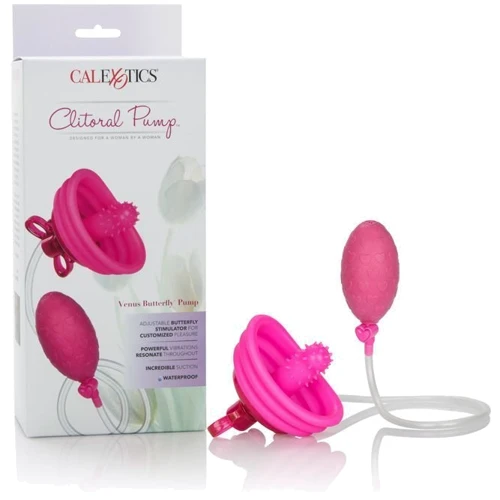 Вибропомпа для клитора Venus Butterfly Pump Pink, 4x2 см