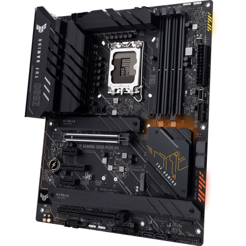 ASUS TUF GAMING Z690-PLUS D4: Разъемы на плате USB 3.2 Gen 1, USB Type-C, СОМ, SATA 3.0, M.2