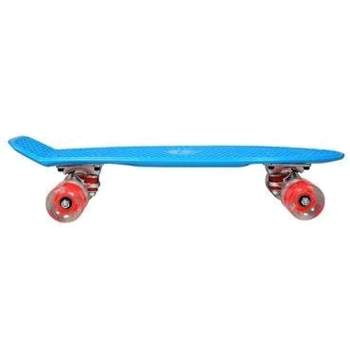 Скейтборд AWAII SK8 Vintage 22.5 "з світяться колесами, синій, до 100кг