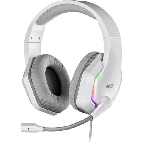Навушники 2E Gaming HG315 RGB USB 7.1 White (2E-HG315WT-7.1): Тип кріплення оголовние