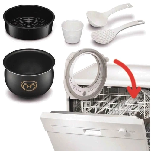Мультиварка Tefal Fuzzy Logic RK812B32: Тип управления кнопочное