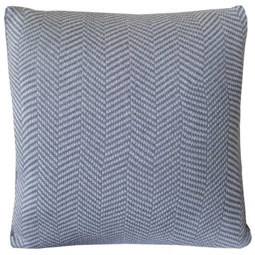 Наволочка в'язана Прованс Жакардова British Grey 45х45 см (10427)