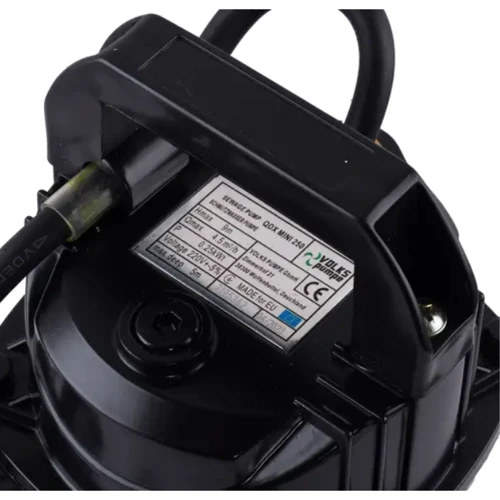 Насос дренажний VOLKS pumpe QDX mini 0,25 кВт: Продуктивність, л/год 270