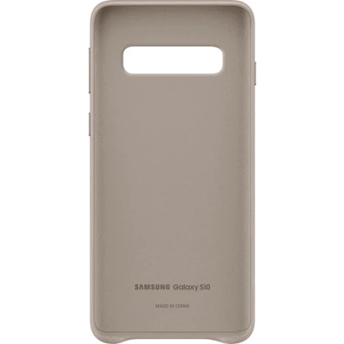 Аксессуар для смартфона Samsung Leather Cover Grey (EF-VG973LJEGRU) for Samsung G973 Galaxy S10: Материал кожа